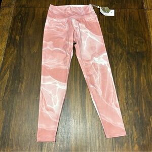 Buff bunny pink tie dye leggings women’s medium